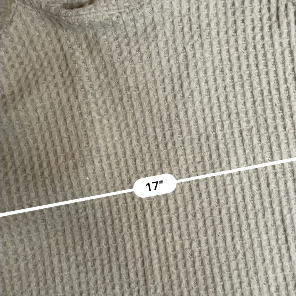 American Eagle waffle knit soft & sexy plush top - Picture 3 of 4